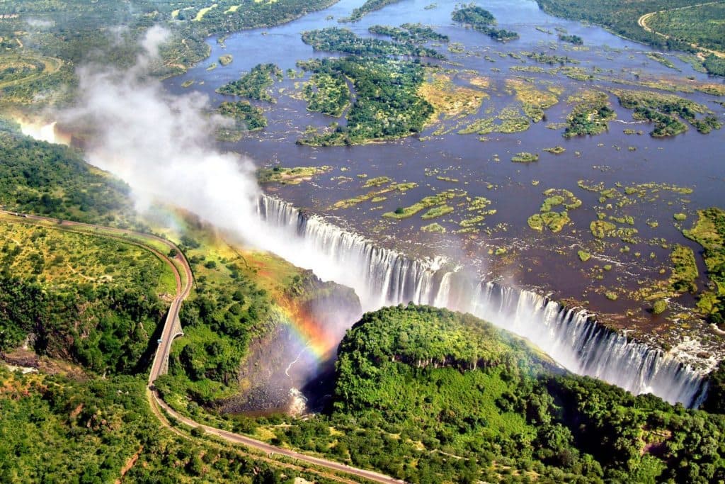 Victoria Falls on the Zambezi River