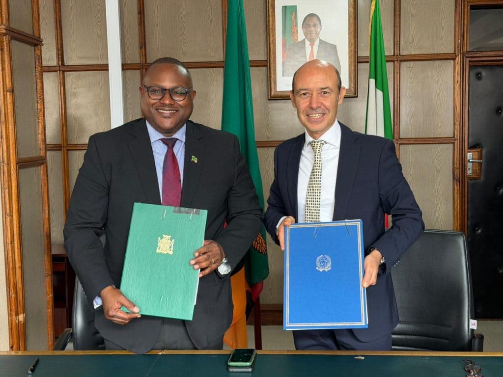 Signing of a development cooperation framework agreement between Italy and Zambia